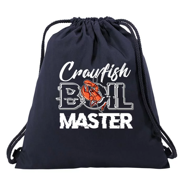 Crawfish Boil Master Cajun Seafood Festival Retro Cooking Gift Drawstring Bag