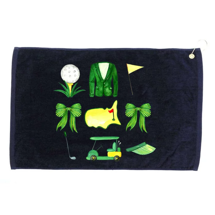 Coquette Bow Masters Golf Tournament Golfing Grommeted Golf Towel