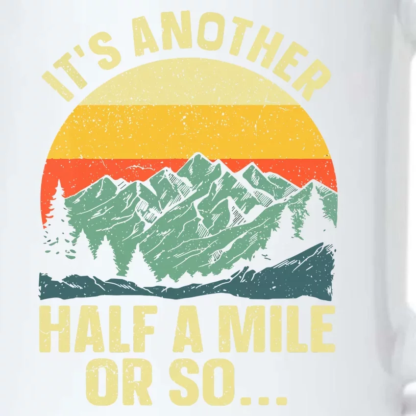 Camping Backpacking Mountain Hiker Gift Funny Hiking Black Color Changing Mug