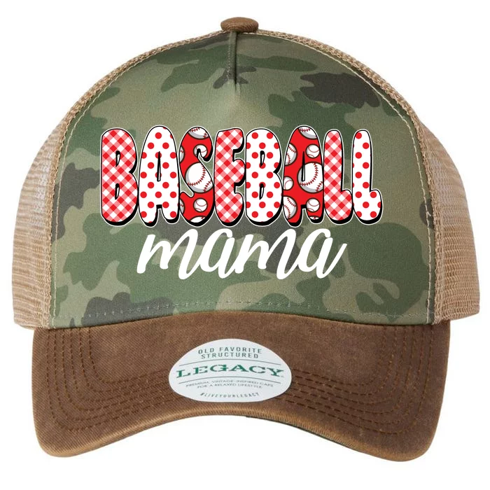 Cute Baseball Mama Legacy Tie Dye Trucker Hat