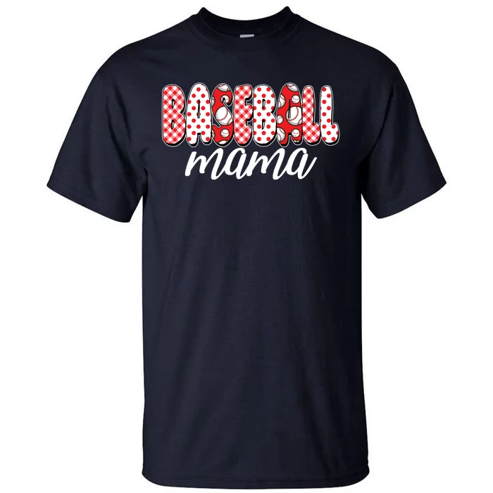 Cute Baseball Mama Tall T-Shirt