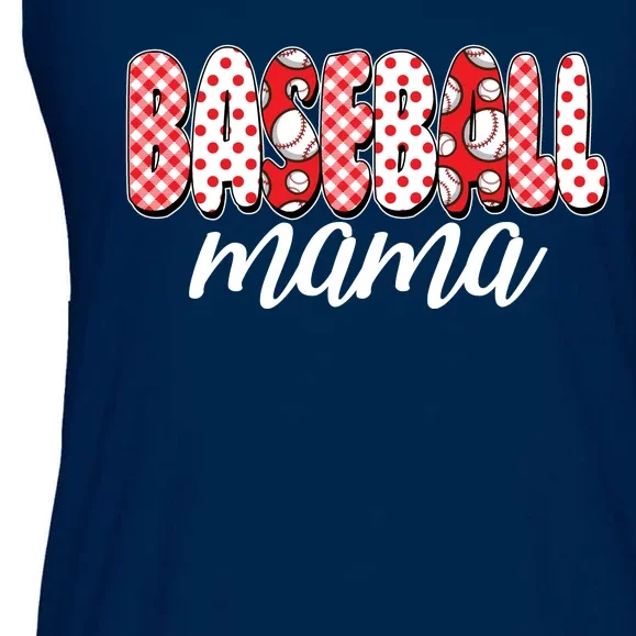 Cute Baseball Mama Ladies Essential Flowy Tank