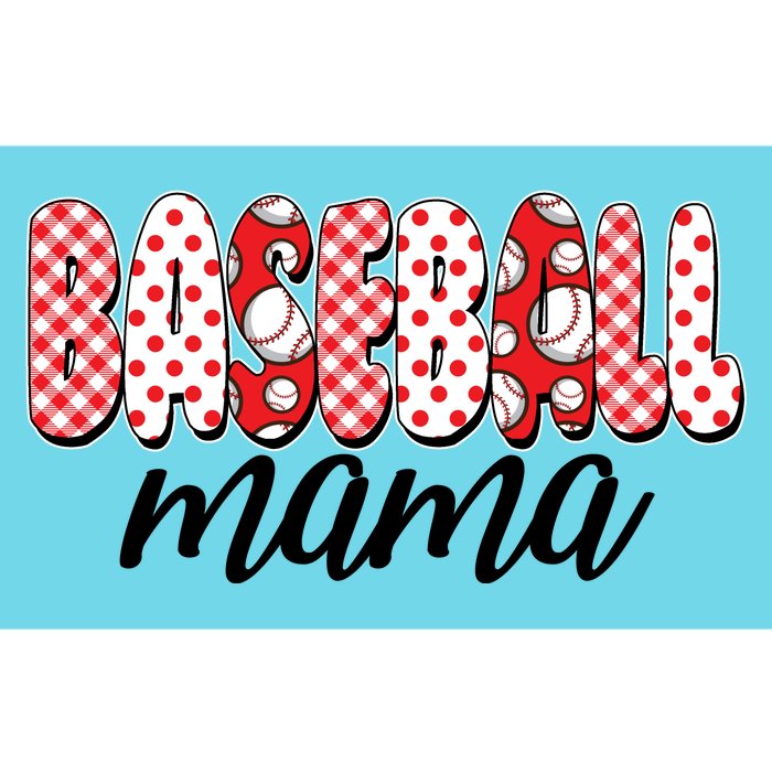 Cute Baseball Mama Bumper Sticker