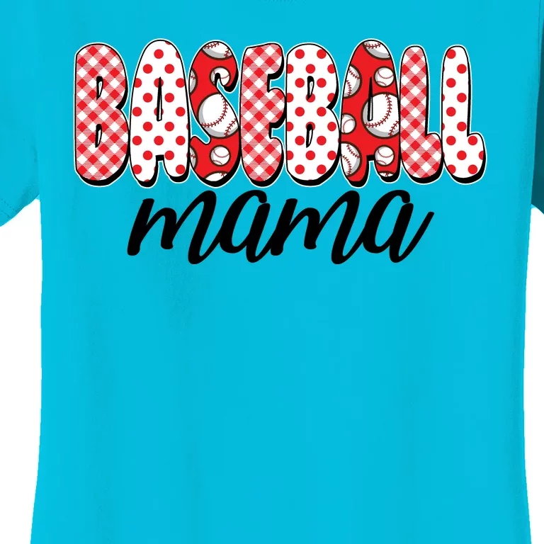 Cute Baseball Mama Women's T-Shirt