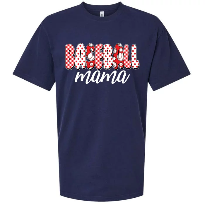 Cute Baseball Mama Sueded Cloud Jersey T-Shirt