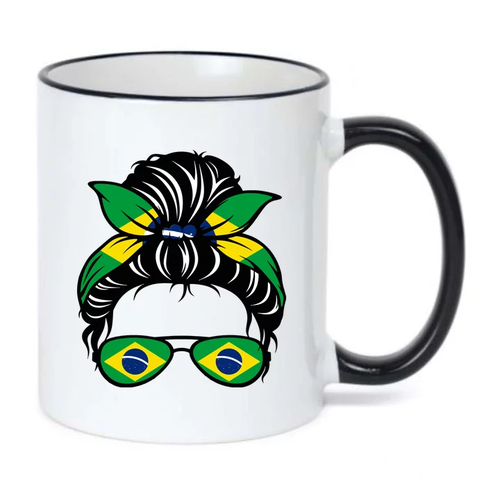 Cool Brazilian Messy Bun Black Color Changing Mug