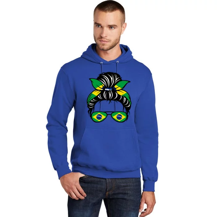 Cool Brazilian Messy Bun Tall Hoodie