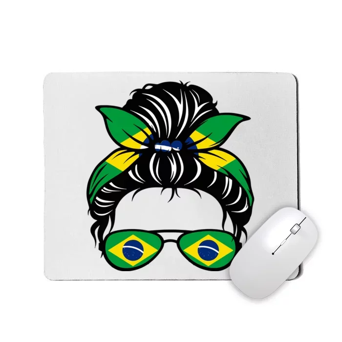 Cool Brazilian Messy Bun Mousepad