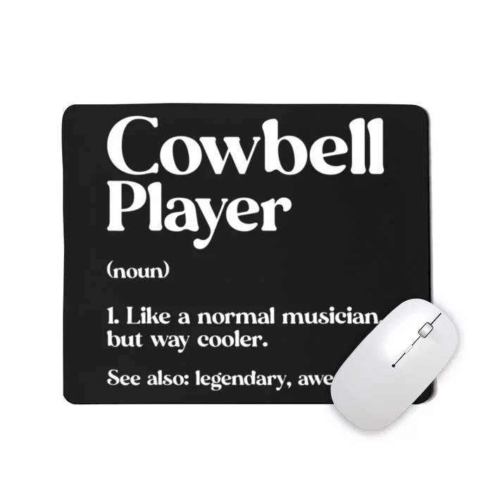 Cow Bell More Cowbell Vintage Funny Drummer Cowbell Funny Mousepad