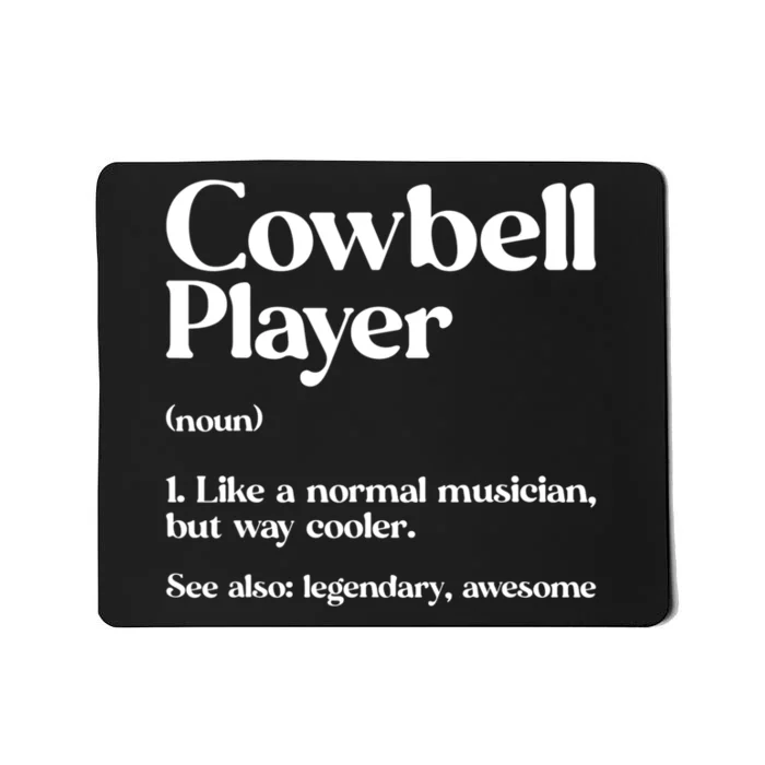 Cow Bell More Cowbell Vintage Funny Drummer Cowbell Funny Mousepad