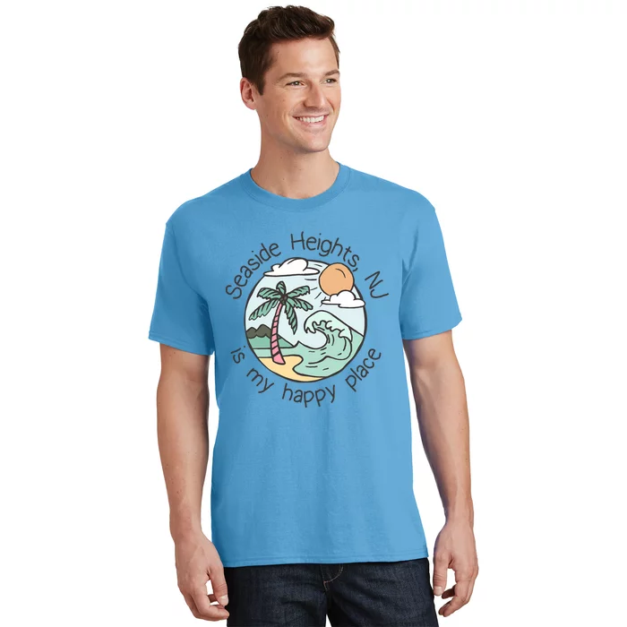 Cute Beach Motiv My Happy Place Seaside Gift T-Shirt