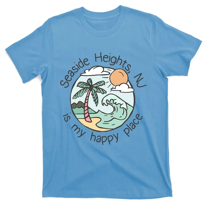 Cute Beach Motiv My Happy Place Seaside Gift T-Shirt