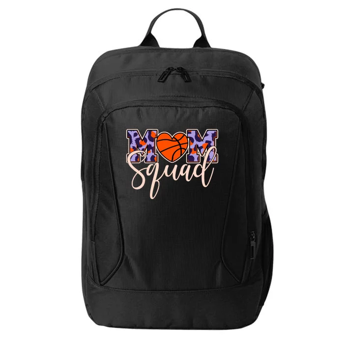 Cute Basketball Mom Squad City Backpack