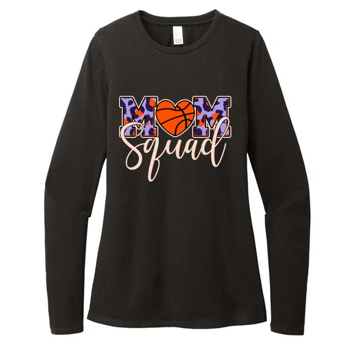 Cute Basketball Mom Squad Womens CVC Long Sleeve Shirt