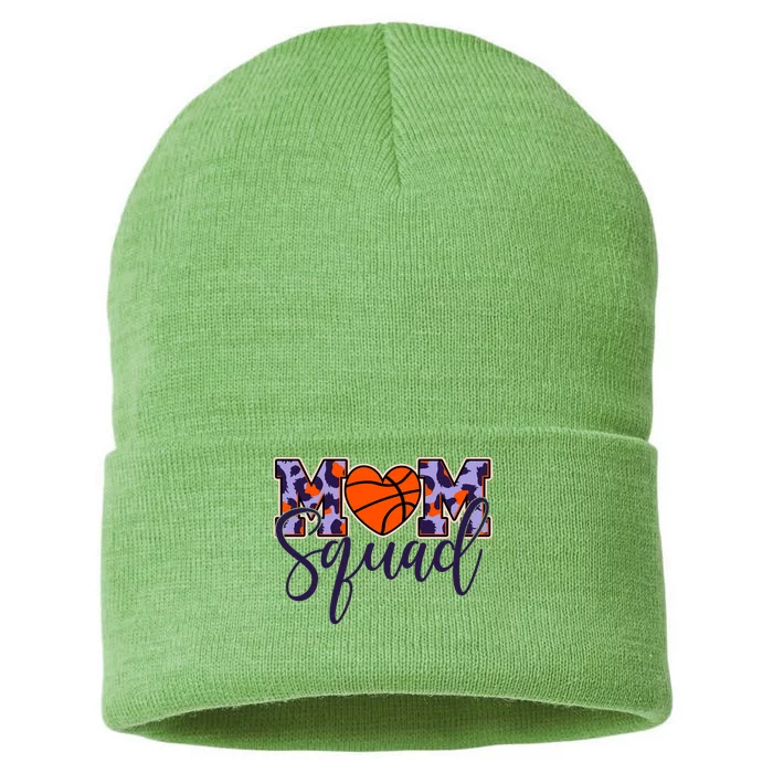 Cute Basketball Mom Squad Sustainable Knit Beanie