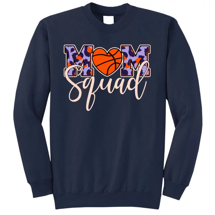 Cute Basketball Mom Squad Tall Sweatshirt