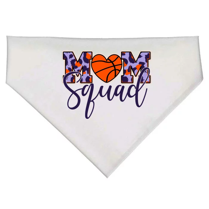 Cute Basketball Mom Squad USA-Made Doggie Bandana