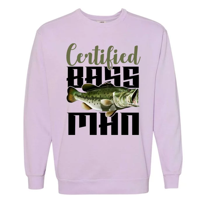 Certified Bass Man Fisherman Garment-Dyed Sweatshirt