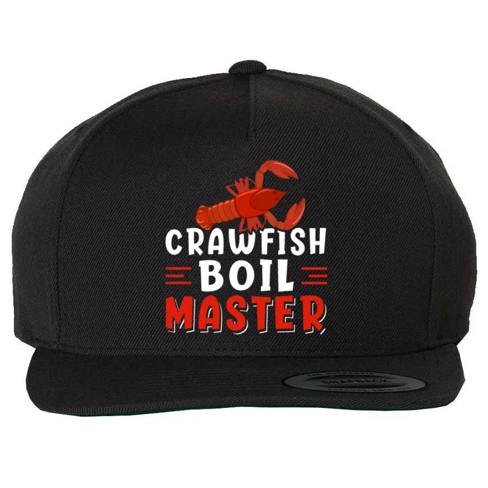 Crawfish Boil Master Wool Snapback Cap