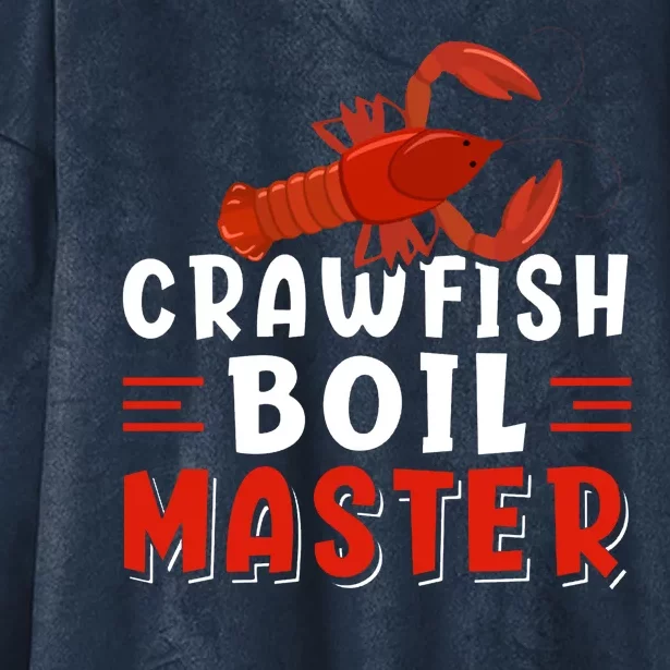 Crawfish Boil Master Hooded Wearable Blanket