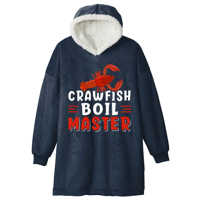 Crawfish Boil Master Hooded Wearable Blanket