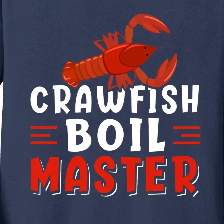 Crawfish Boil Master Kids Long Sleeve Shirt