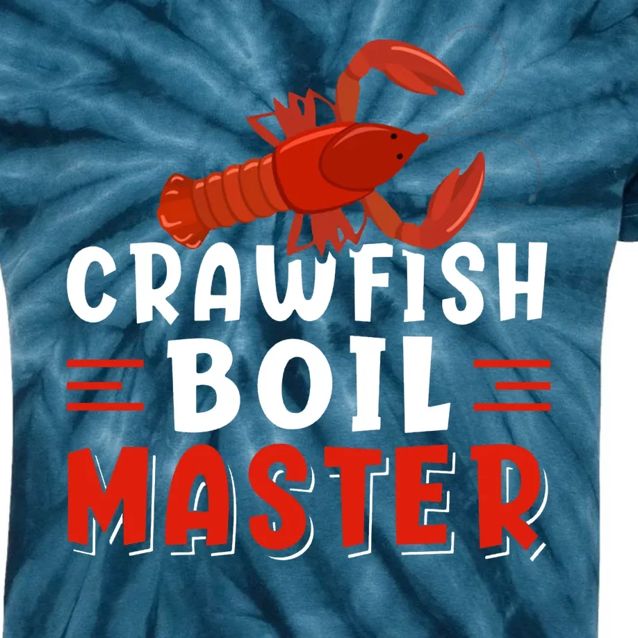 Crawfish Boil Master Kids Tie-Dye T-Shirt