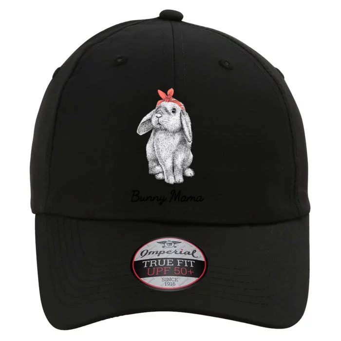 Cute Bunny Mama Lop Eared Rabbit Wearing Bandana Gift The Original Performance Cap