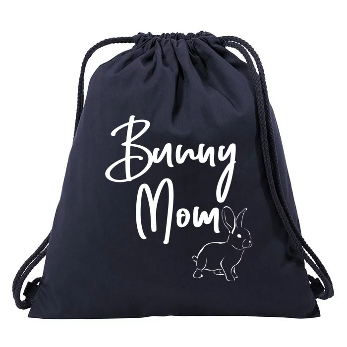 Cute Bunny Mom Gift Drawstring Bag