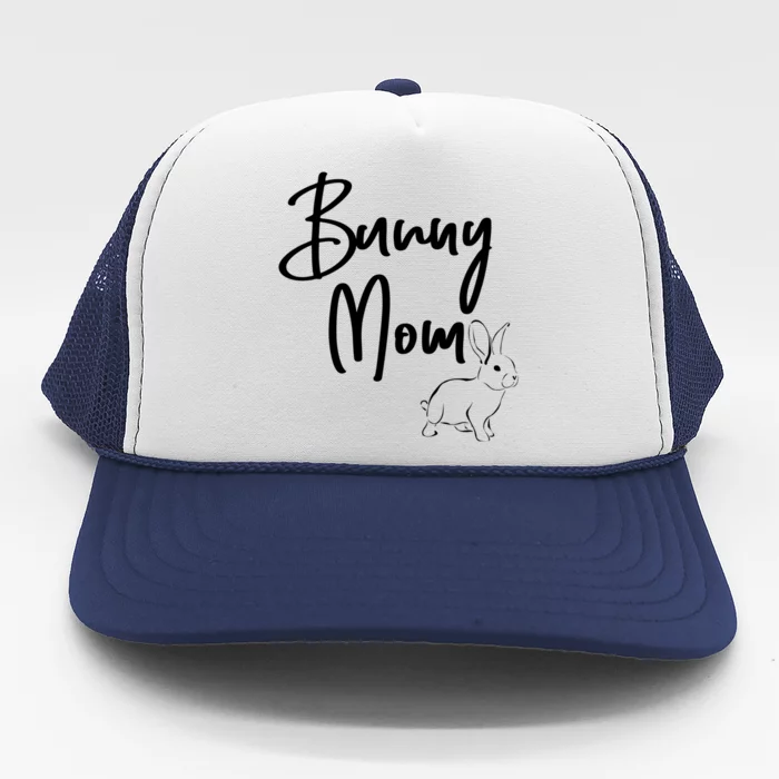 Cute Bunny Mom Gift Trucker Hat