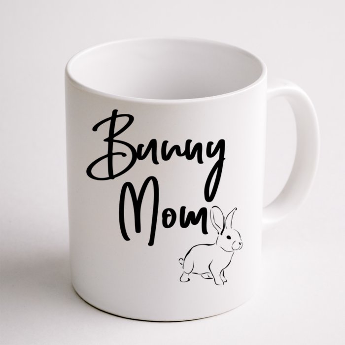 Cute Bunny Mom Gift Front & Back Coffee Mug