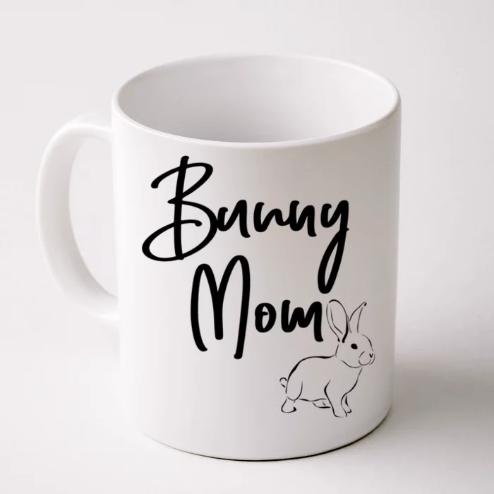 Cute Bunny Mom Gift Front & Back Coffee Mug