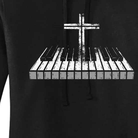 Christian Believer Musician Composer Music Piano Player Women's Pullover Hoodie