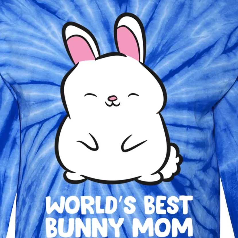 Cute Bunny Mother World's Best Bunny Mom Rabbit Bunny Mom Great Gift Tie-Dye Long Sleeve Shirt