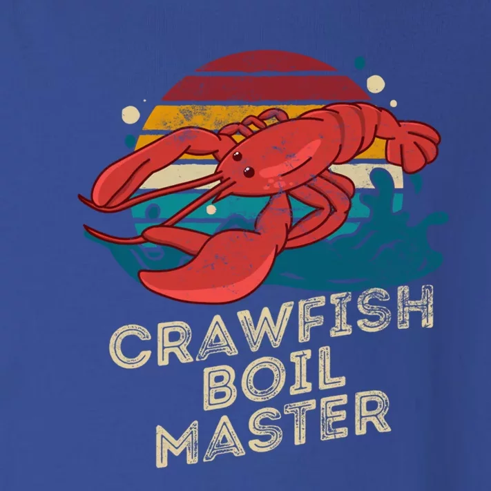 Crawfish Boil Master Funny Crawfish Season Retro Crawfish Gift Toddler Long Sleeve Shirt