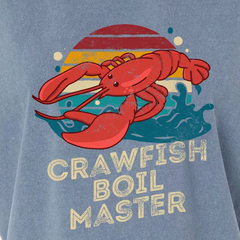 Crawfish Boil Master Funny Crawfish Season Retro Crawfish Gift Garment-Dyed Women's Muscle Tee