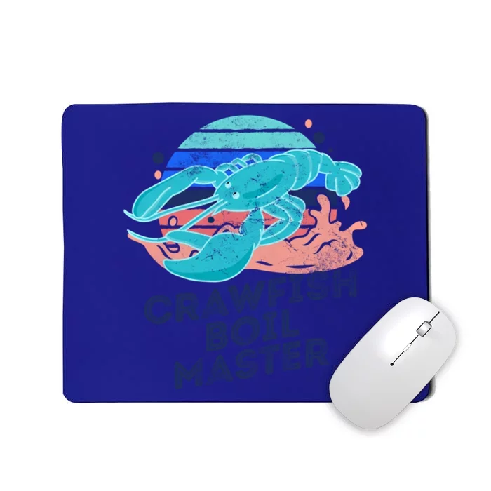 Crawfish Boil Master Funny Crawfish Season Retro Crawfish Funny Gift Mousepad