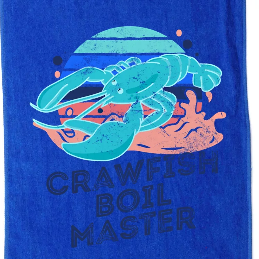 Crawfish Boil Master Funny Crawfish Season Retro Crawfish Funny Gift Platinum Collection Golf Towel