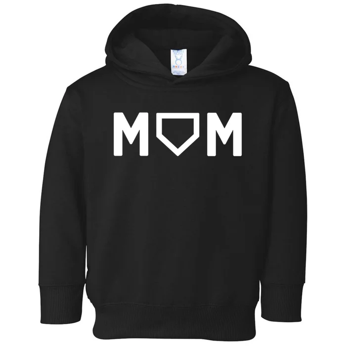 Cute Baseball Mom Favorite Player Mother's Day Toddler Hoodie