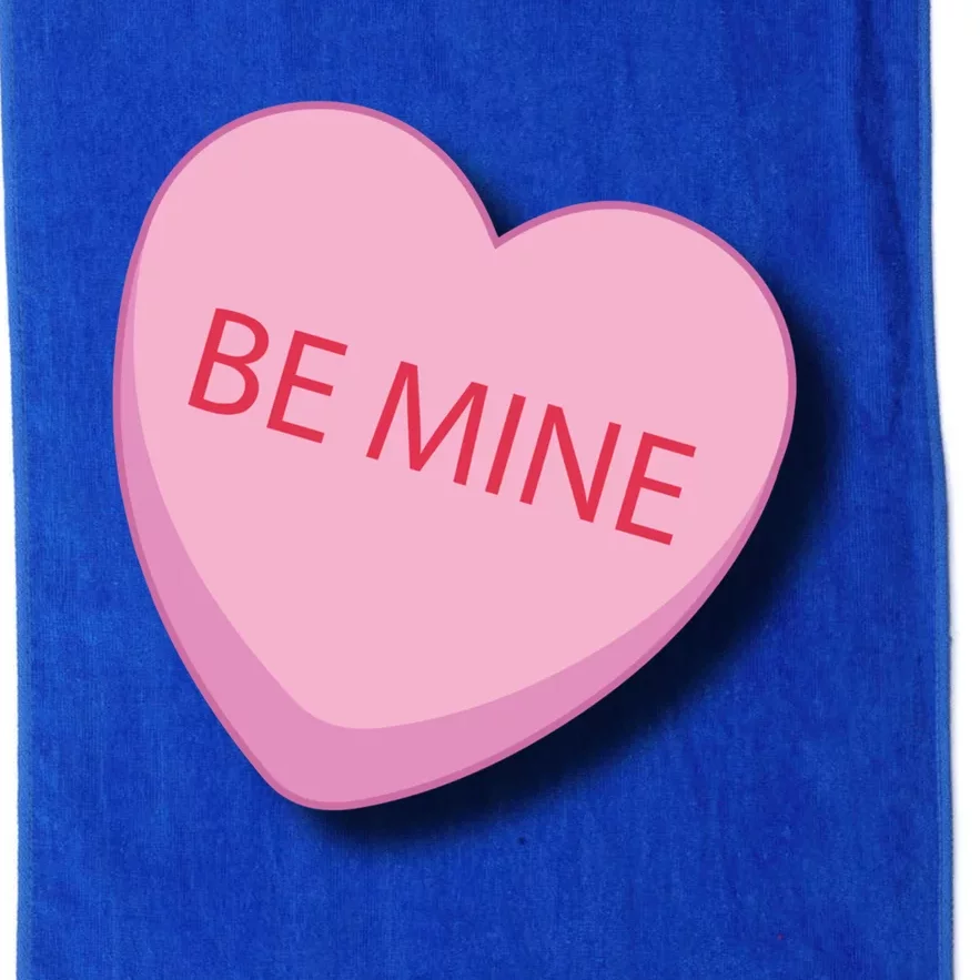 Classic Be Mine Valentines Day Heart Lovers Valentines Day Gift Platinum Collection Golf Towel