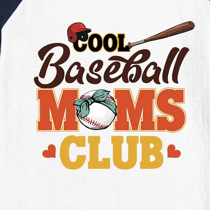 Cool Baseball Moms Club Game Day Baseball Cute Baseball Mom Baseball Sleeve Shirt