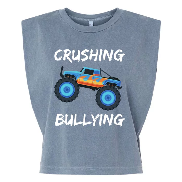 Crushing Bullying Monster Truck Anti Bully Garment-Dyed Women's Muscle Tee