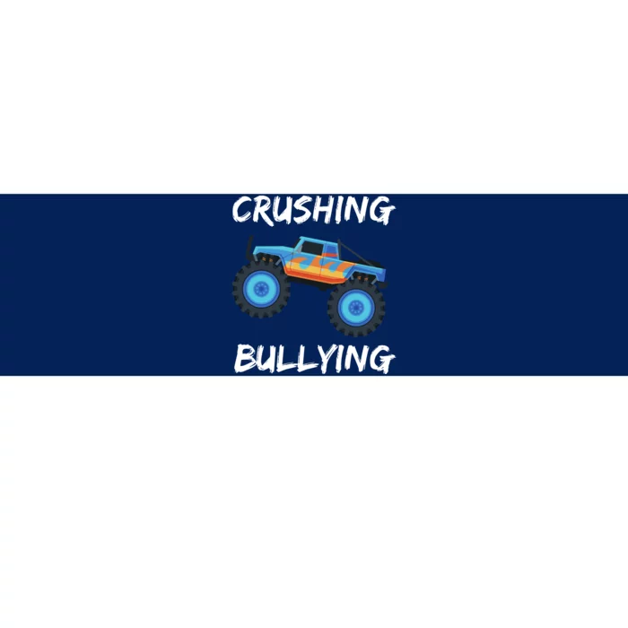 Crushing Bullying Monster Truck Anti Bully Bumper Sticker