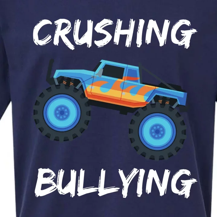 Crushing Bullying Monster Truck Anti Bully Sueded Cloud Jersey T-Shirt