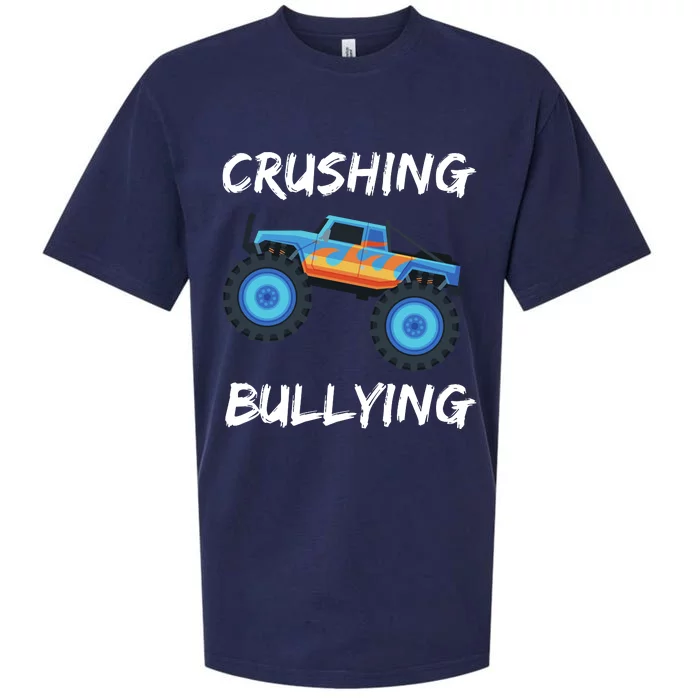 Crushing Bullying Monster Truck Anti Bully Sueded Cloud Jersey T-Shirt