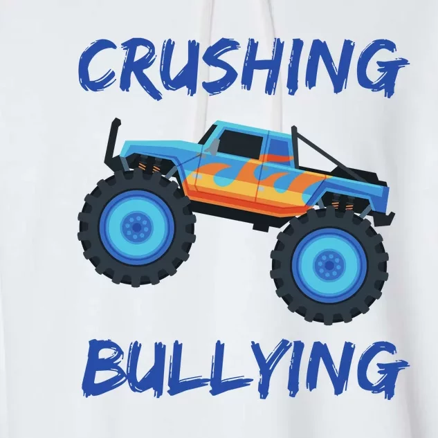 Crushing Bullying Monster Truck Anti Bully Garment-Dyed Fleece Hoodie