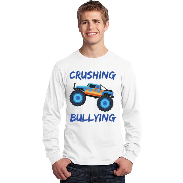 Crushing Bullying Monster Truck Anti Bully Long Sleeve Shirt