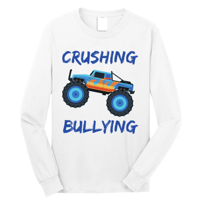 Crushing Bullying Monster Truck Anti Bully Long Sleeve Shirt