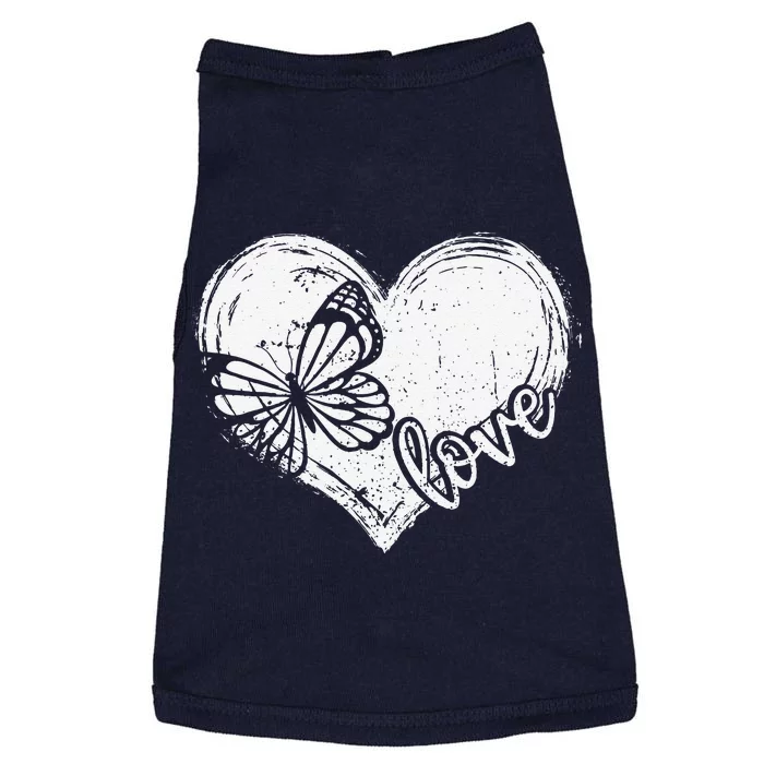 Cute Butterfly Monarchs Lovers Entomologist Women Love Doggie Tank