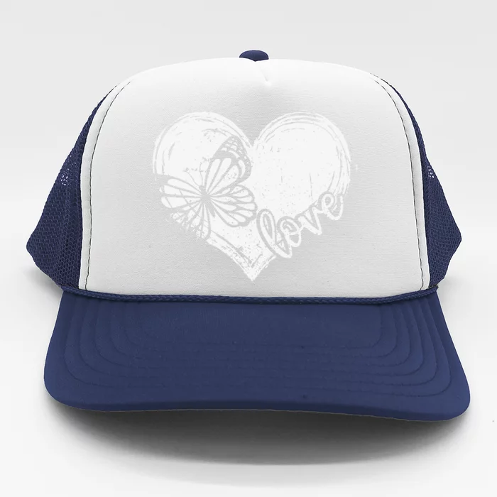 Cute Butterfly Monarchs Lovers Entomologist Women Love Trucker Hat